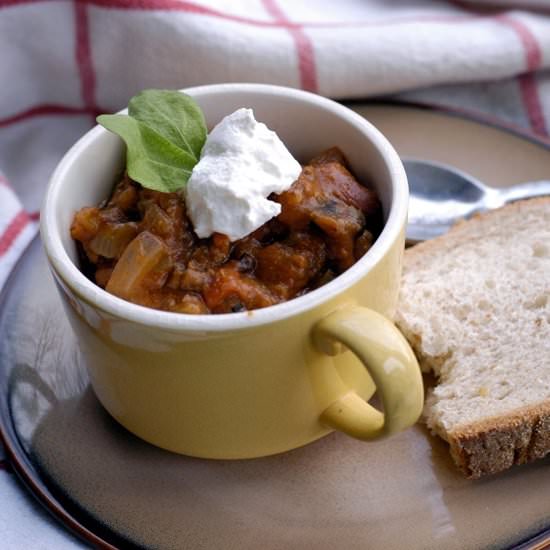 Chipotle-pumpkin chili