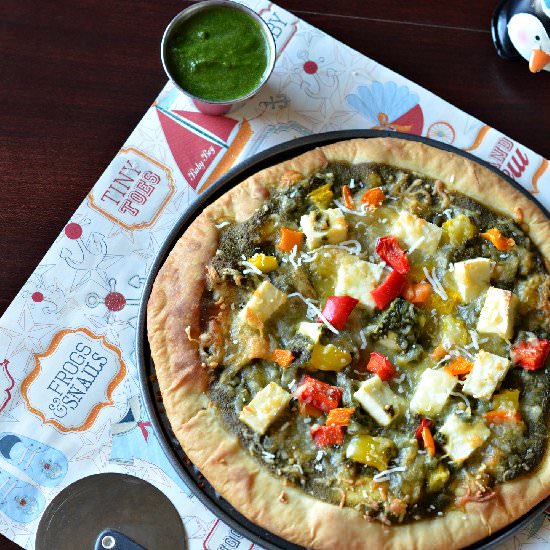 Chutney Pizza – Indian style