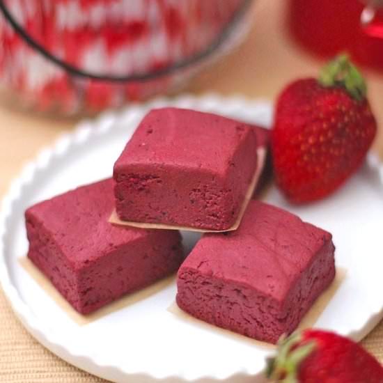 Guilt Free Red Velvet Fudge