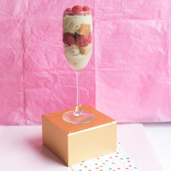 Champagne Custard Trifle