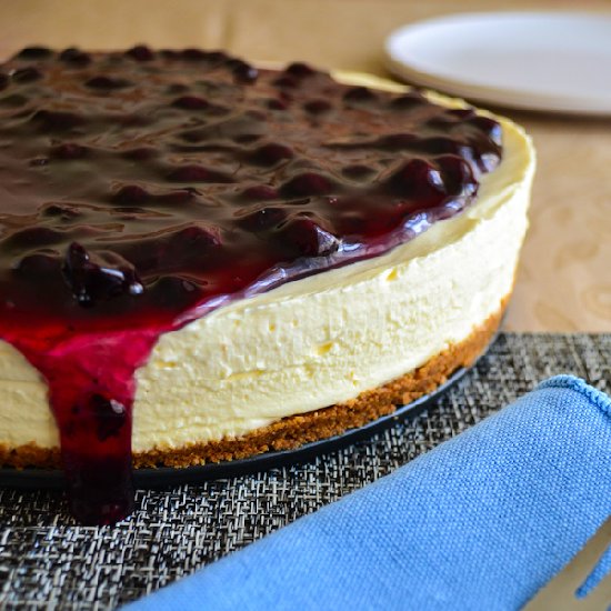 No-Bake Blueberry Cheesecake