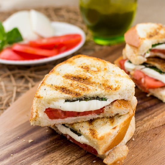 Margherita Panini with Garlic