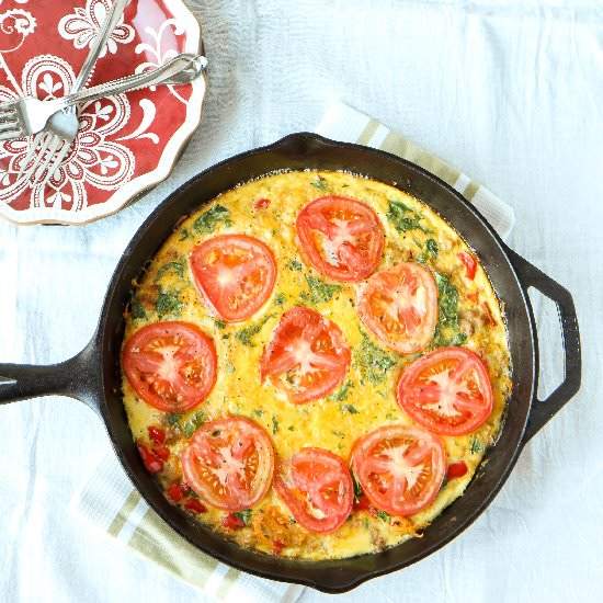 Sausage & Vegetable Frittata