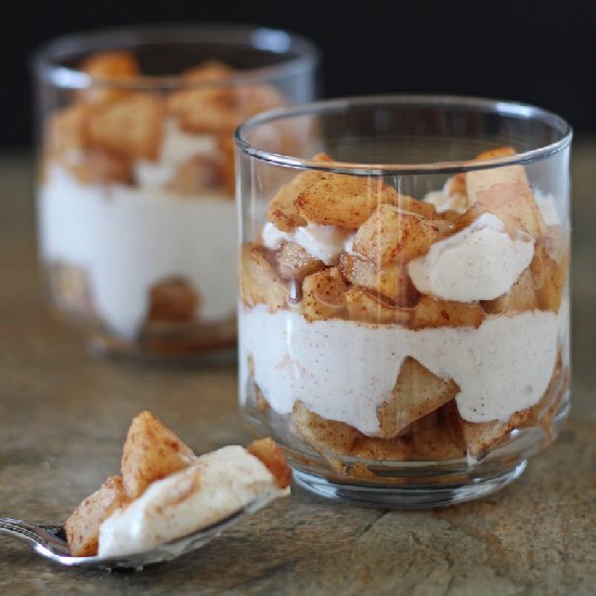 Cinnamon Apple Pear Parfait