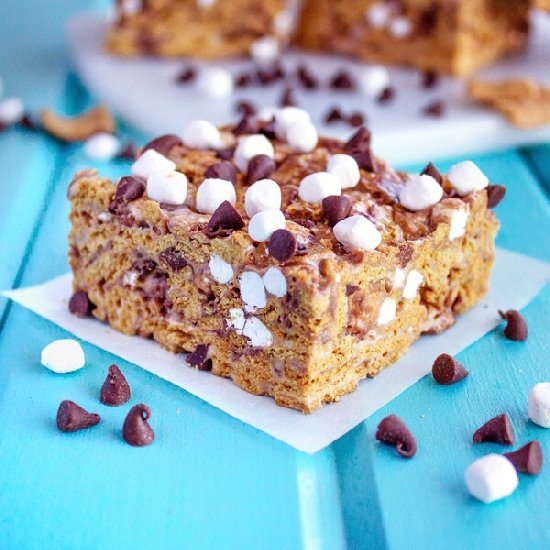 S’mores {Rice Krispie} Treats