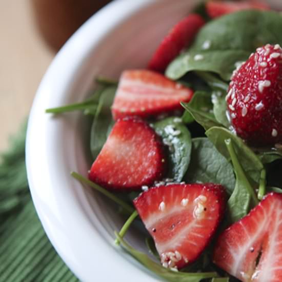 Spinach Strawberry Salad