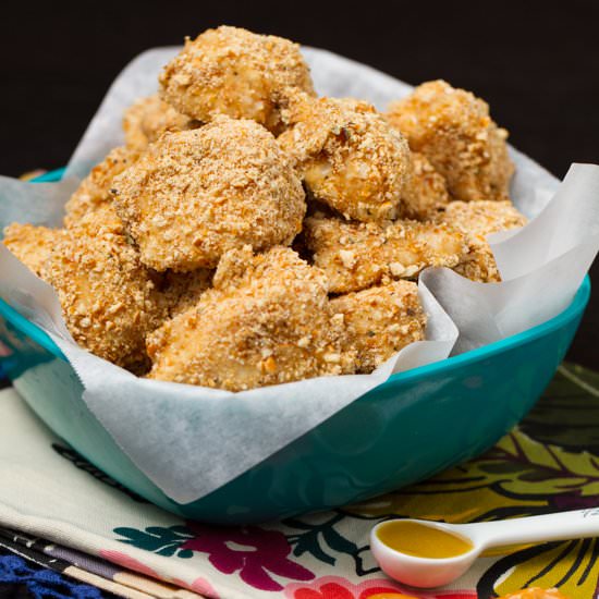 Pretzel Crusted Chicken Nuggets