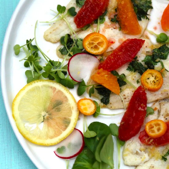 Simple Healthy Citrus Flounder