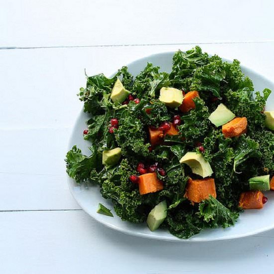 Kale Salad with Pomegranate