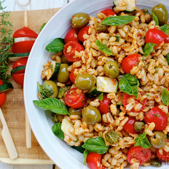 Mediterranean Barley Salad