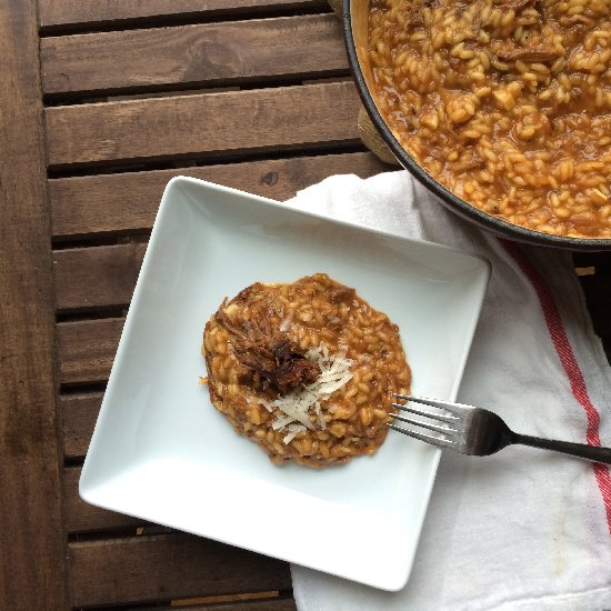 Pulled Beef Risotto