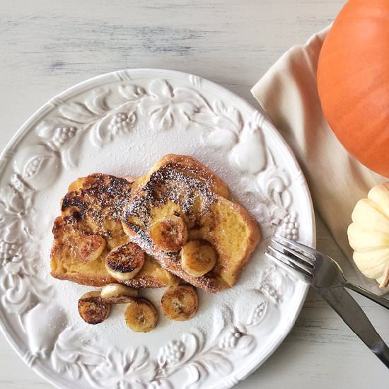 Pumpkin Pie French Toast