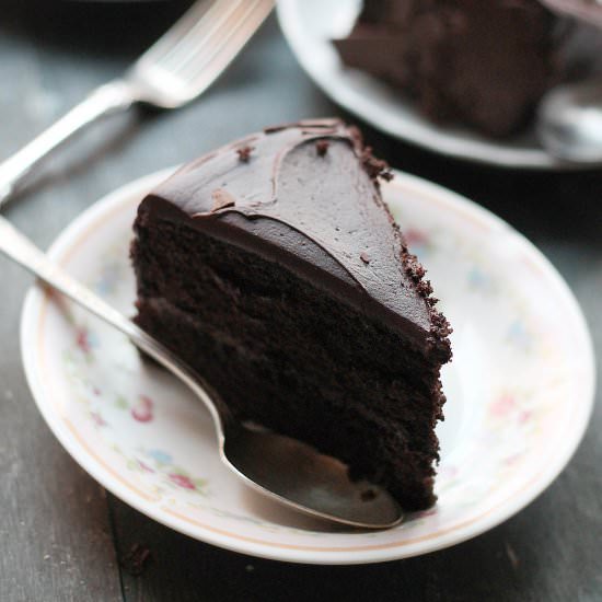 Black Magic Chocolate Cake