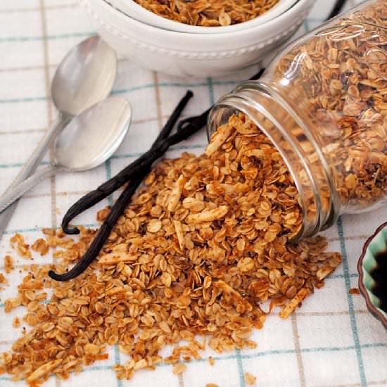 Vanilla Bean Coconut Granola