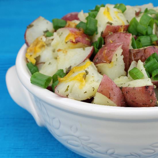 Clean Eating Roasted Ranch Potatoes