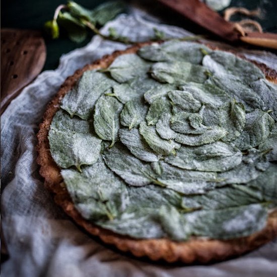 Peppermint White Chocolate Tart