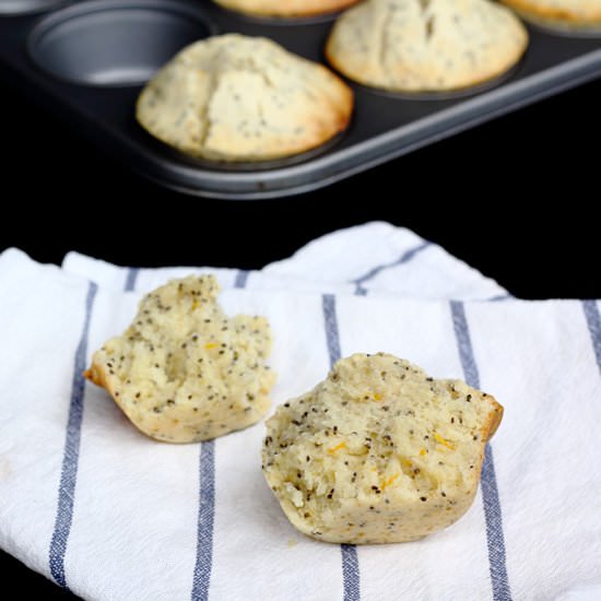 Orange Chia Seed Muffins