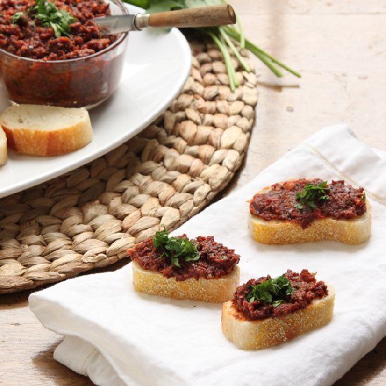 Sundried Tomato and Olive Tapenade