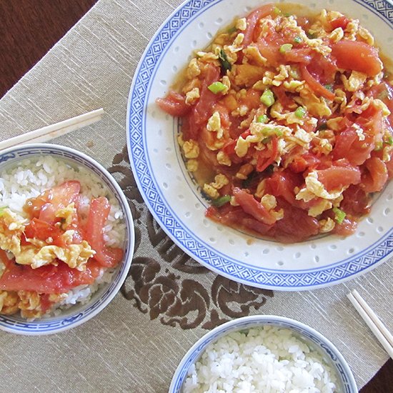 Tomato-Fried Egg