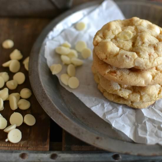 White Choc Macadamia Nut Cookies