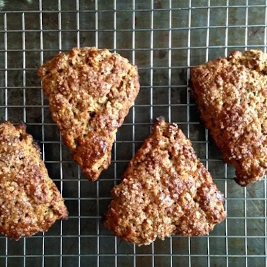 Gingerbread Oatmeal Scones