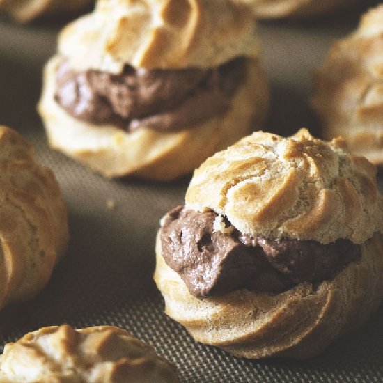 Nutella Cream Puffs