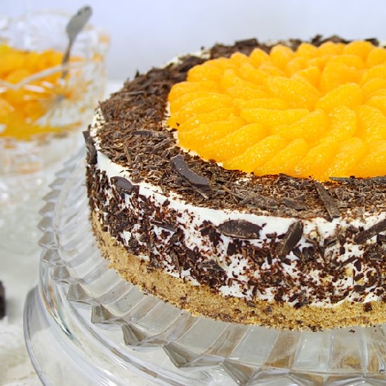 Mandarines Chocolate Cheesecake