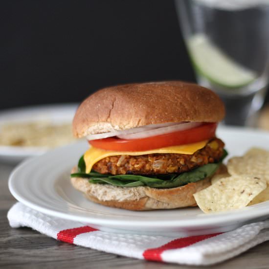 Spicy Black Bean Burgers