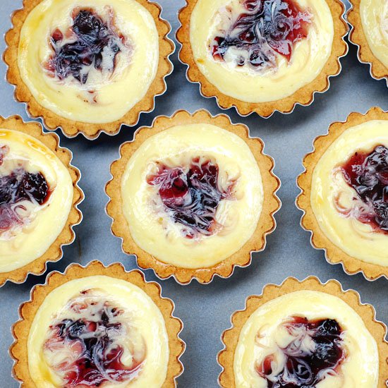 Blueberry Cheese Tarts