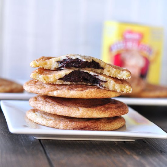 Stuffed Mexican Chocolate Cookies