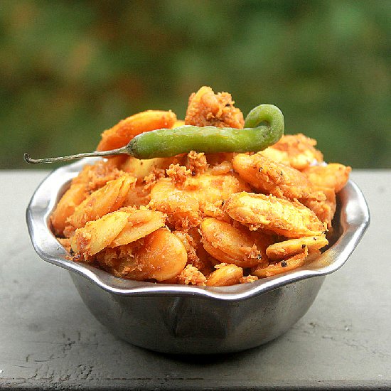 Butter Bean Fry with Coconut