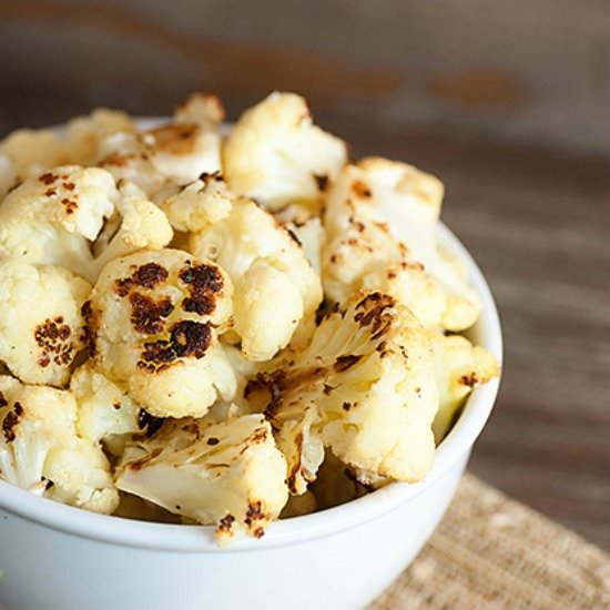 Garlic Parmesan Roasted Cauliflower