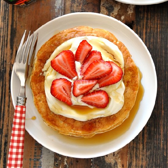 Overnight Porridge Pancakes