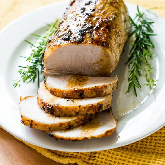 Easy Oven Roast Pork Tenderloin