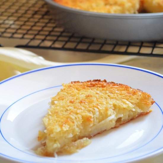 Impossible Coconut Pie