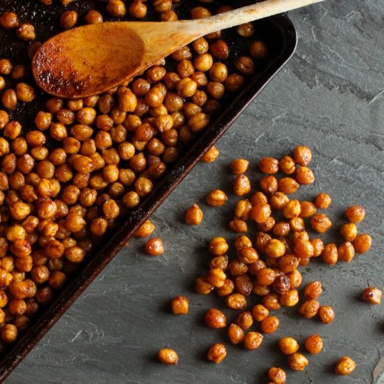 Spicy Roasted Chickpeas