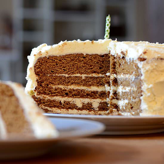 GingerBread Latte Layer Cake