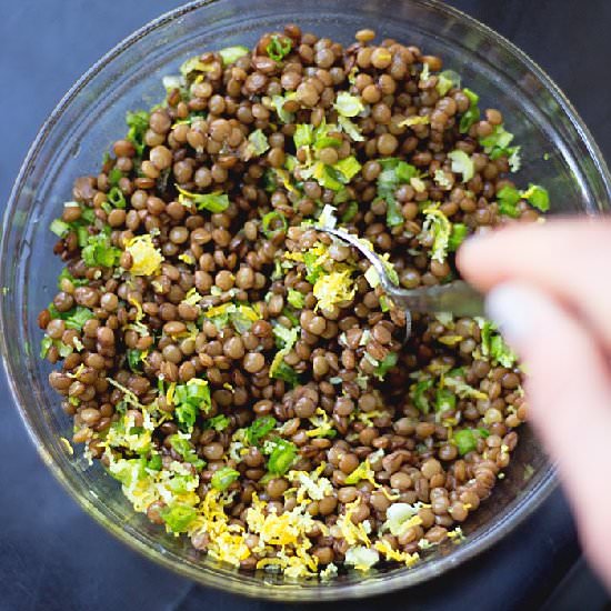 Lentil Citrus Salad