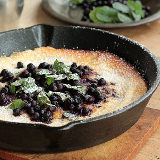 Wild Blueberry Dutch Pancake