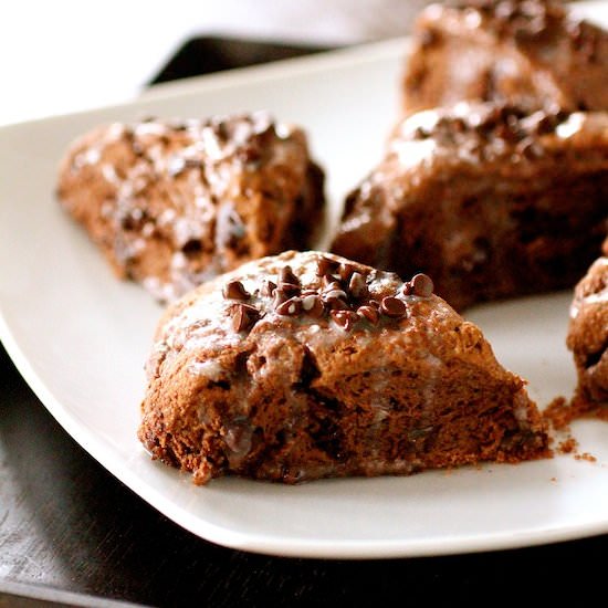 Triple Chocolate Scones