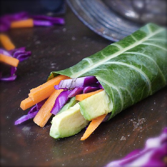 Vegetable Collard Wraps