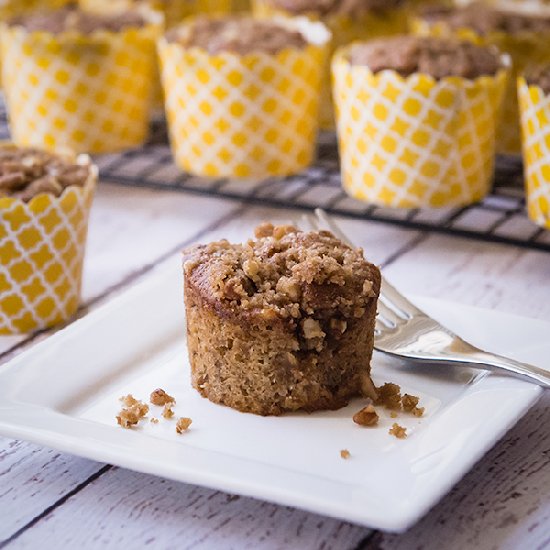 Browned Butter Banana Nut Muffins