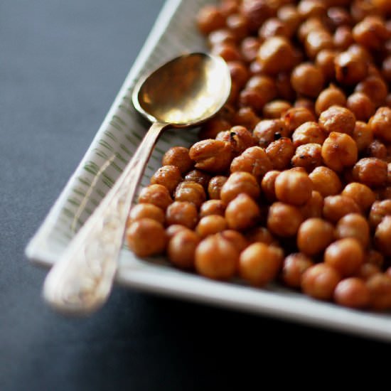 Curried Roasted Chickpeas