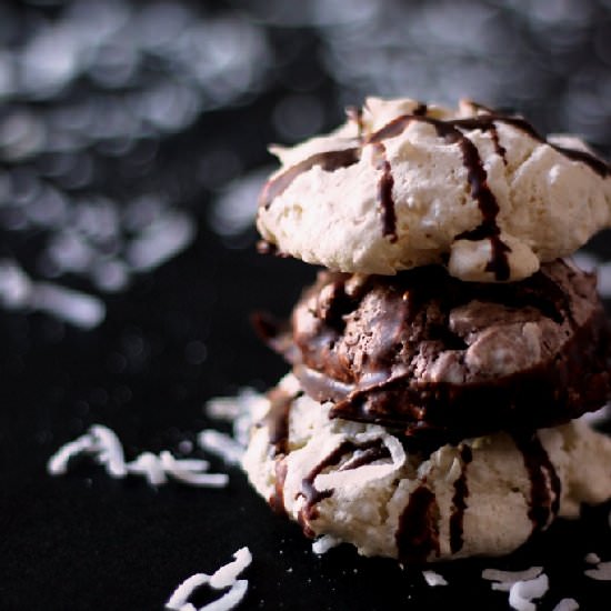 Chocolate Coconut Macaroons