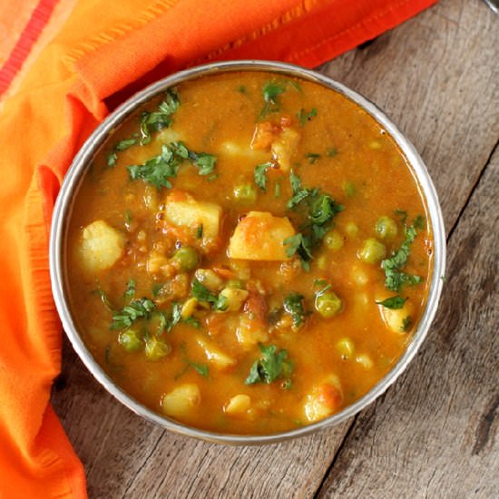 Aloo Matar ki Sabzi