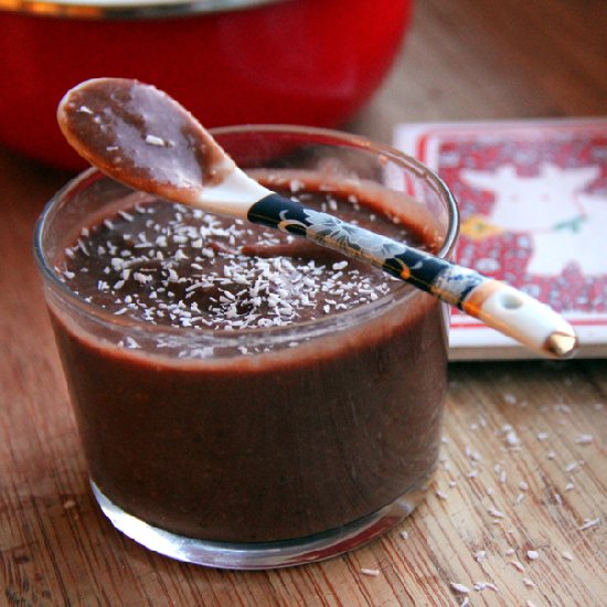 Dairy-Free Banana Chocolate Pudding