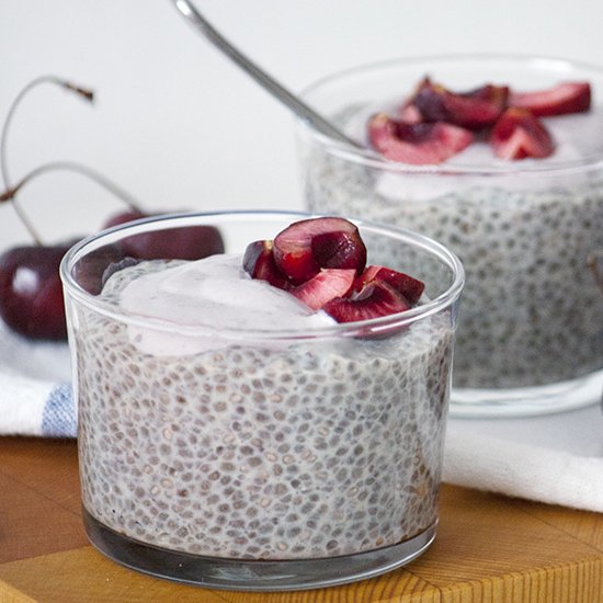 Cherry Chia Seed Pudding