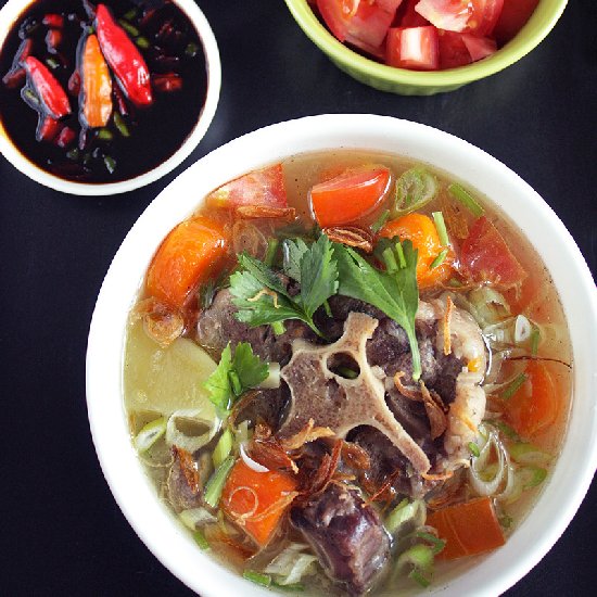 Indonesian oxtail soup