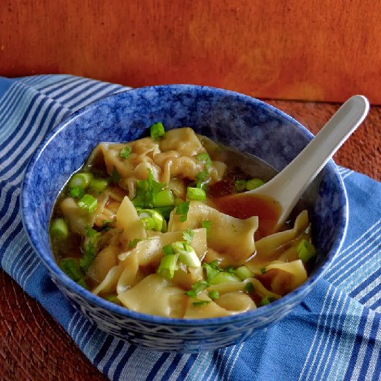 Chicken & Shrimp Wonton Soup