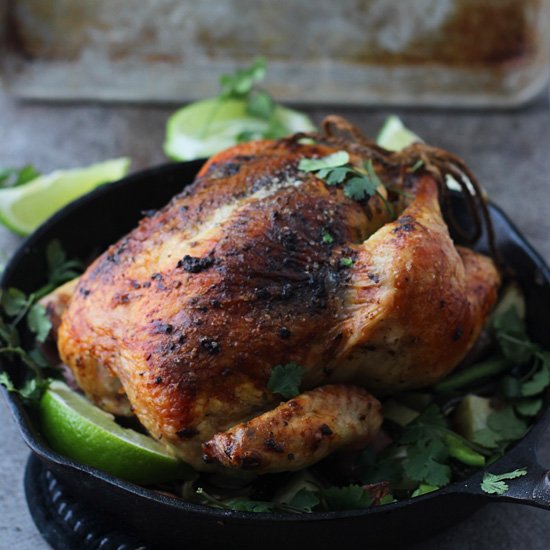 Poblano Roast Chicken